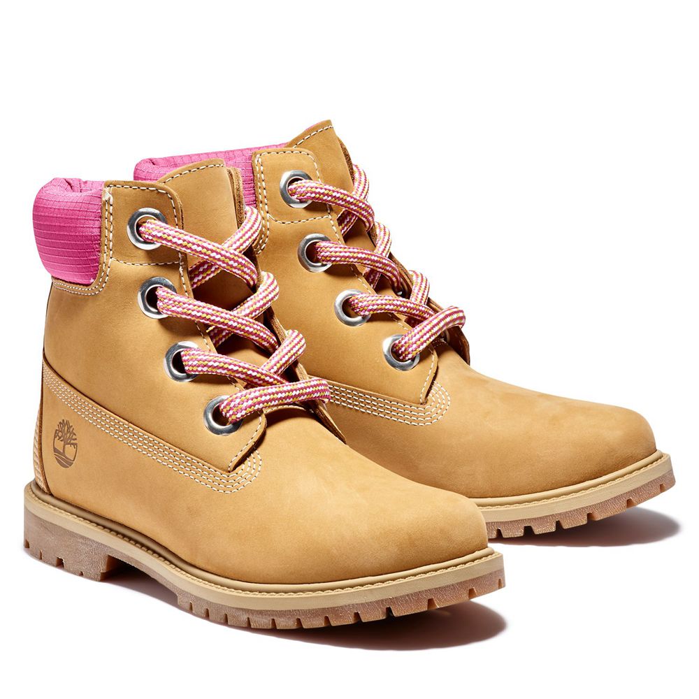 Timberland 6-Inch Μποτακια Γυναικεια Καφε - Heritage Waterproof - Greece 7806352-YQ